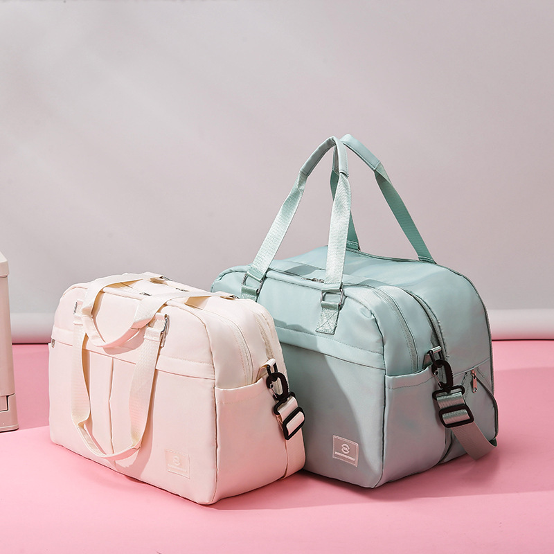 Cross-border Gym Bag Dry and Wet Separated Large Capacity Sleeve Trolley Case Handbag Short Distance Extended Duffel Bag Storage Bag Cross-border Gym Bag Dry and Wet Separated Large Capacity Sleeve Trolley Case Handbag Short Distance Extended Duffel Bag Storage Bag
