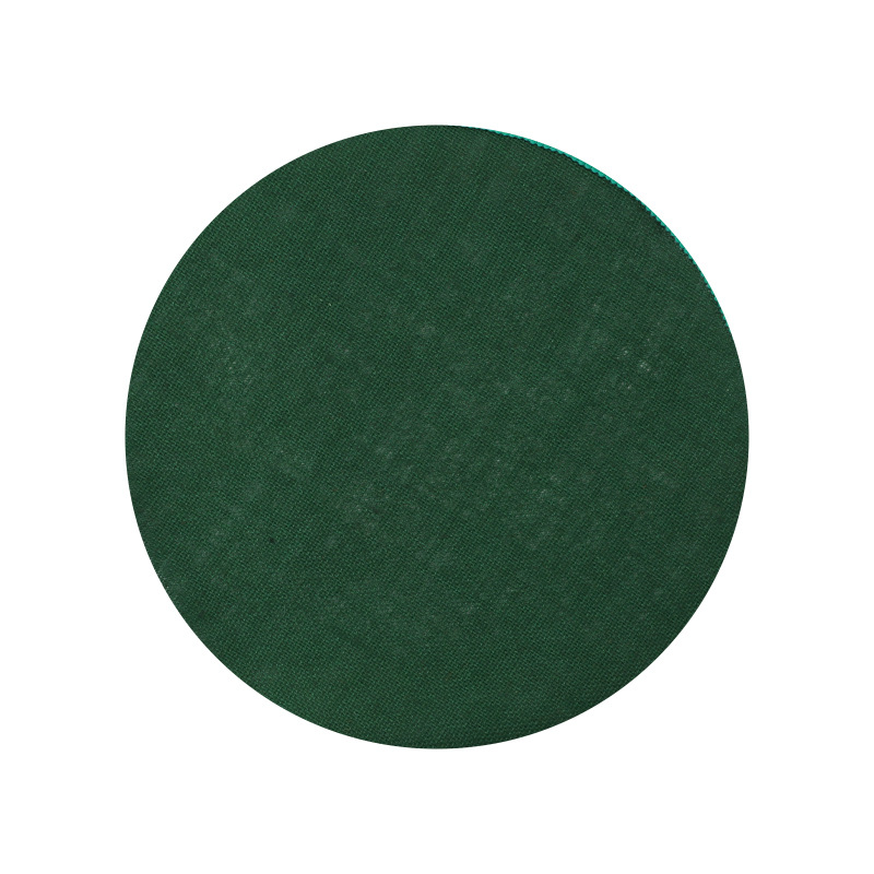 Navidad color transfronterizo mesa de comedor esteras de decoración de material yute esteras de comedor occidentales pueden ser redondas