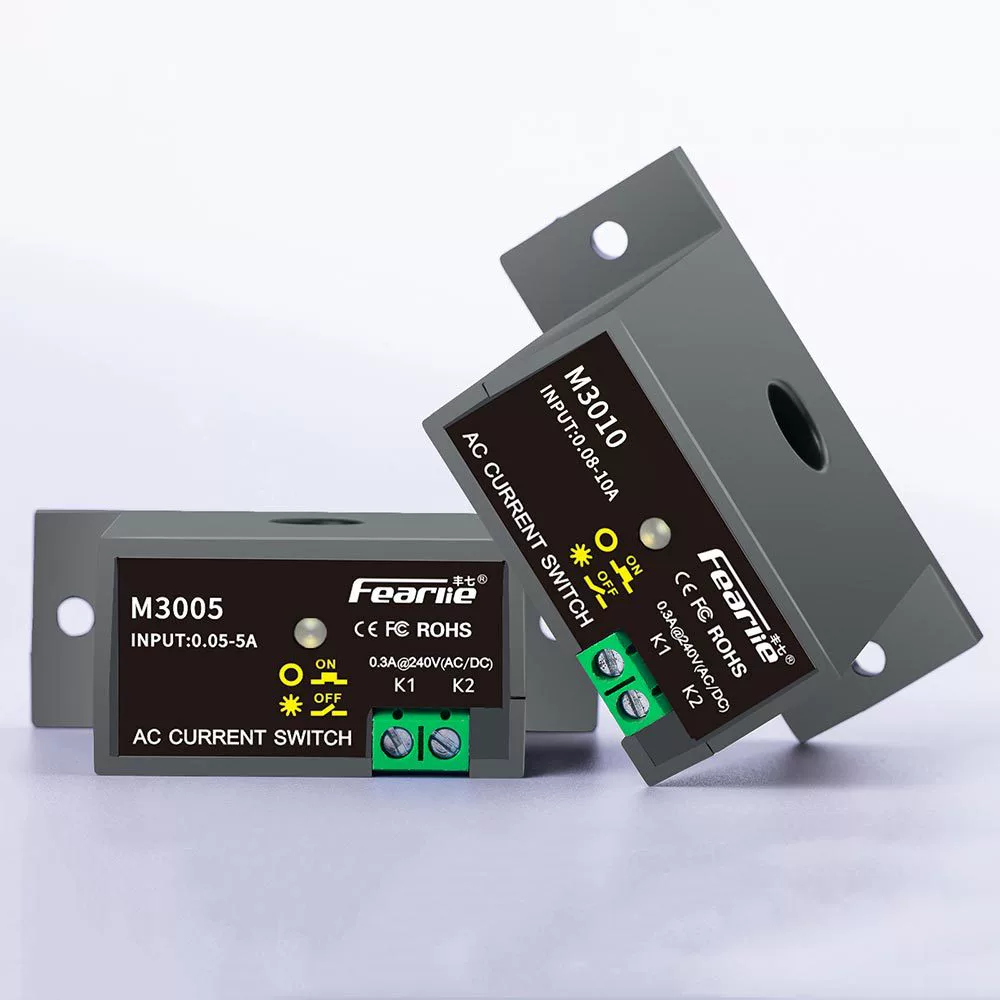 Контроллер-реле с трансформатором для обнаружения низкого тока, работающий от сети переменного тока, для управления устройствами марки Fengqi, с поддержкой PLC и блоком питания.