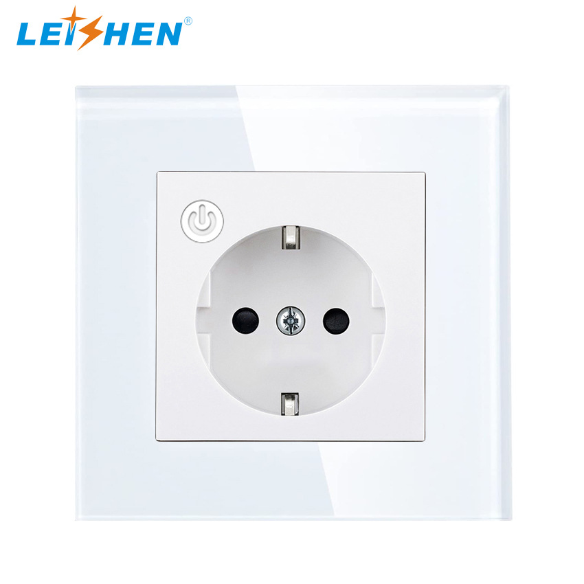 标准外贸16A轨道插座德标德式欧规欧式智能适配器带wifi墙壁插座