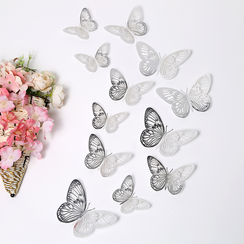 Doce mariposas plateadas en el Modelo G