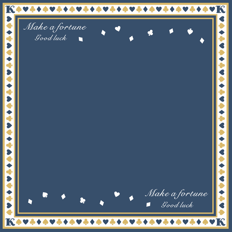 09 azul; 58 × 58 cm