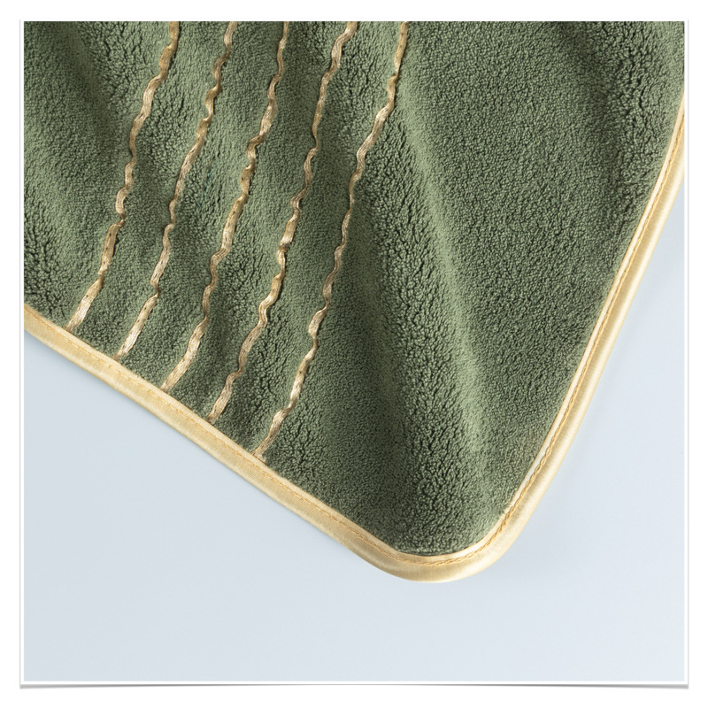 Asciugamano da bagno in pile di corallo, morbido e delicato sulla pelle, non sbiadisce e non perde peli, set di asciugamani_voghion.com