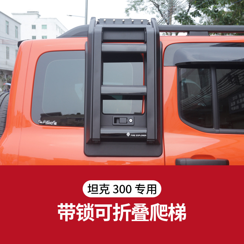 Platform Expansion Frame – Tank Roof rack - tank-300-explorer-folding-ladder