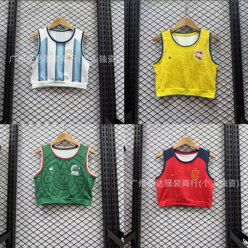 252627 Brazil Mexico Women's Football Jersey Women's Jersey Women's Vest Wholesale 252627 Brazil Mexico Women's Football Jersey Women's Jersey Women's Vest Wholesale