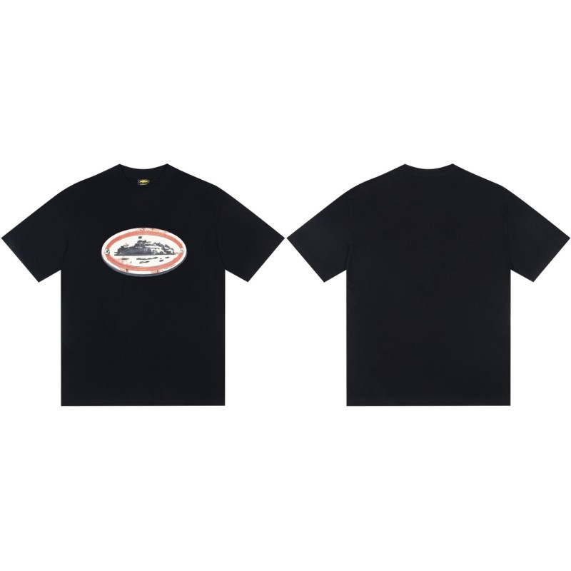 Amiri American T-shirt de manga corta hombre in high street camiseta de mujer top verano