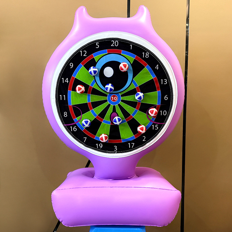 Inflatable Throwing Game Target Water Inflatable Dart Football Shooting Dart Board Sticky Kidsren's Throwing Toy