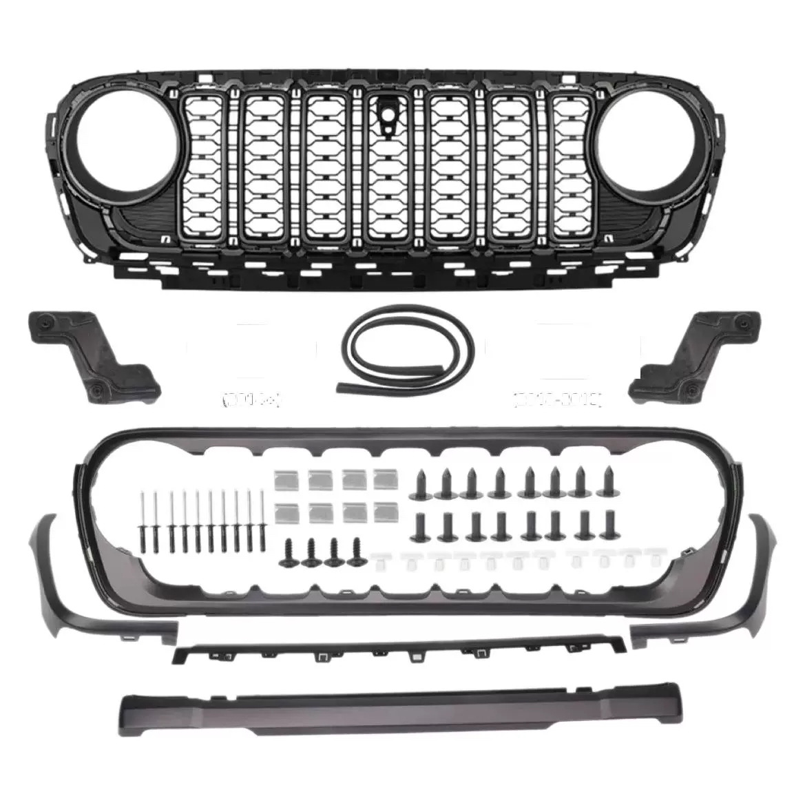 Решетка радиатора Jeep Wrangler JL Gladiator без камеры