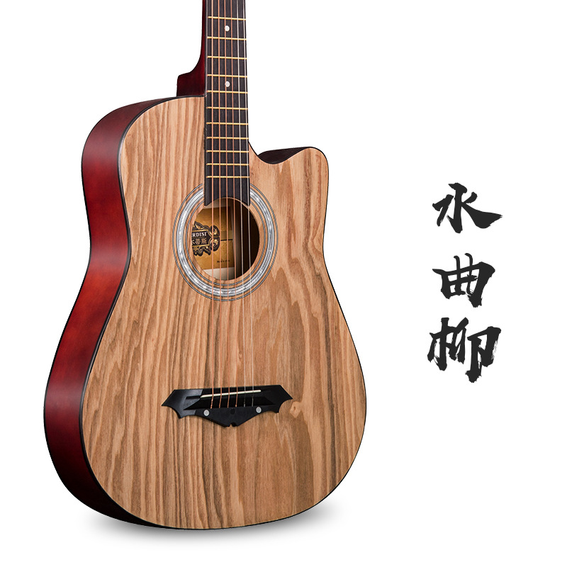 Guitarra 38-inch folk acoustic guitar Rosewood · White Oak · Rosewood · Ebony gran cantidad en stock al por mayor