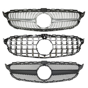 Suitable for 15-18 Mercedes-Benz C-Class Modified Grille W205 Sports Model Modified Amg Starry Sky Gt Vertical Grille