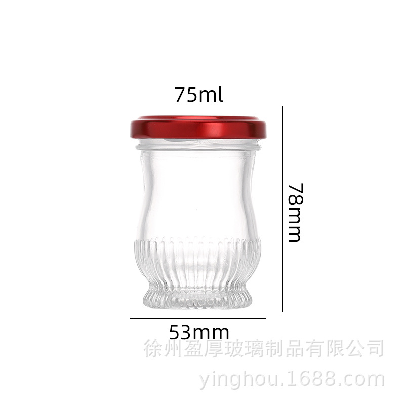 Botella de Nido de Pájaro botella de Nido de Pájaro pequeño guisado fresco botella de Nido de Pájaro instantáneo sub-botella de miel olla de pescado sellado botella vacía de pegamento al por mayor 50