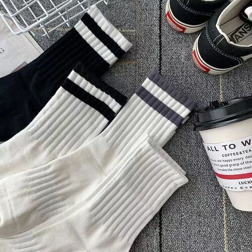 Zhuji Socks Autumn/Winter Thick Warm Crew Men's INS Japanese Breathable Moisture-Wicking Anti-Odor Tall Socks for Men and Women