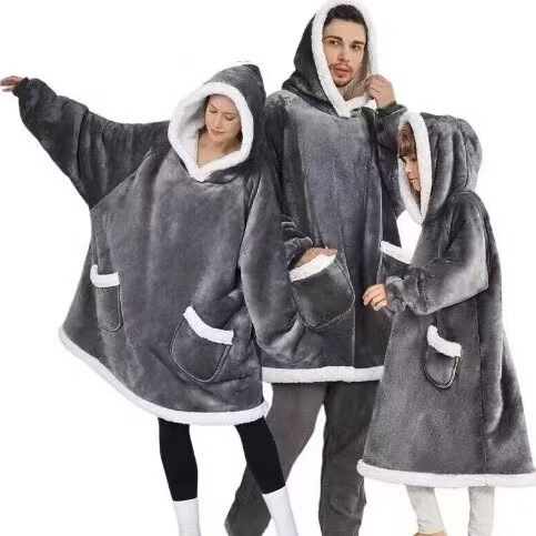 2026 New Thickened Flannel Hooded Sweatshirt for Women, Lazy Coat, Warm Home Wear, Cross-Border Casual Top 2026 New Thickened Flannel Hooded Sweatshirt for Women, Lazy Coat, Warm Home Wear, Cross-Border Casual Top