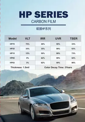 Metal Reflective Series Car Window | Automotive Film - 152m30m-hp-carbon-film