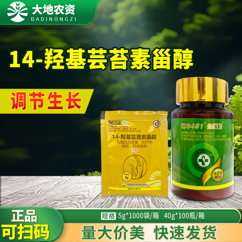 硕丰481金满粒芸苔素内酯生长调节剂水稻调节生长油菜素内酯