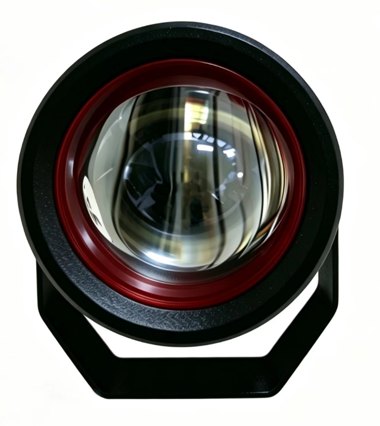 Motorcycle Led External Spotlight with Dual Yellow and White Lights, Integrated High and Low Beam, Electric Vehicle Lens Headlight, Waterproof Modification