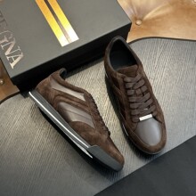 欧洲站杰尼高版秋冬新款真皮牛皮休闲时尚舒适运动鞋跨境