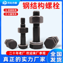 钢结构螺栓10.9级钢结构大六角螺栓高强钢结构螺丝钢结构扭剪螺栓