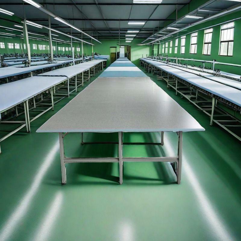 制衣厂服装裁剪台裁剪桌裁床台打包案板工作台组合裁布台检验桌子