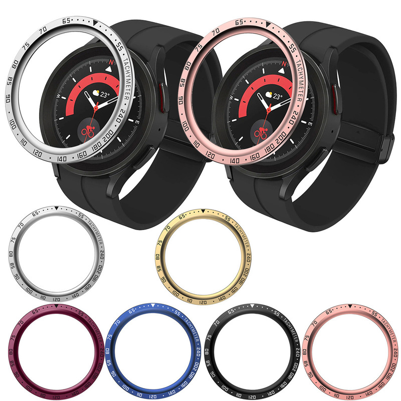 For Samsung Galaxy Watch5 pro bezel scale ring metal protection ring Watch5 pro ring mouth