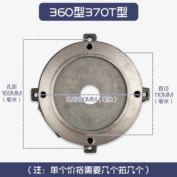 欧赛特370T型黑猫360型高压清洗机洗车机配件电机前后端盖