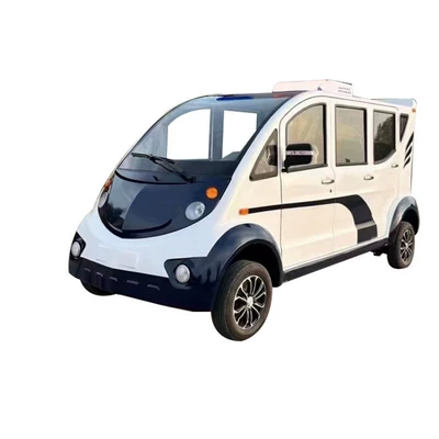 Elektrikli qolf avtomobilləri Enclosed 5-Seater and 8-Seater Vehicles for - three-rows-fully-enclosed