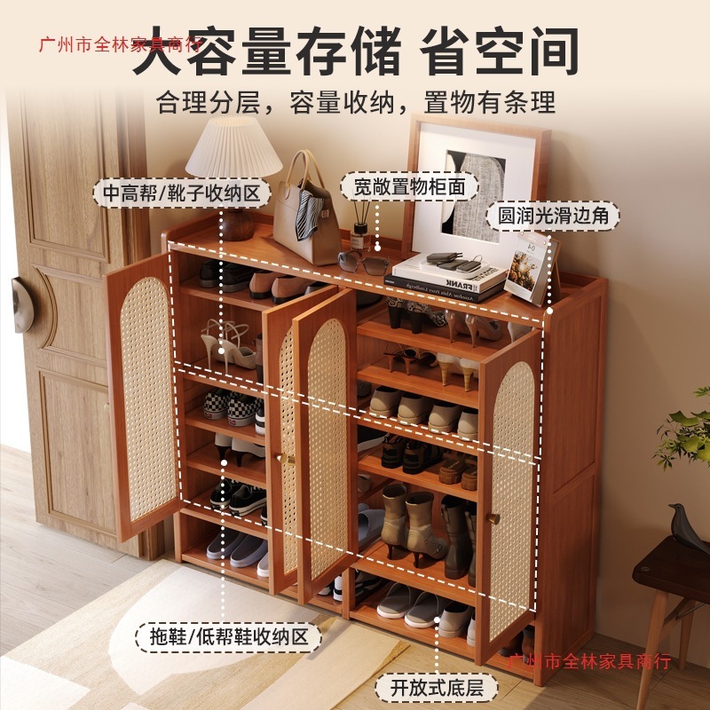 鞋柜高款立式轻奢高级感家用门口入户玄关置物大容量防臭收纳鞋架|undefined