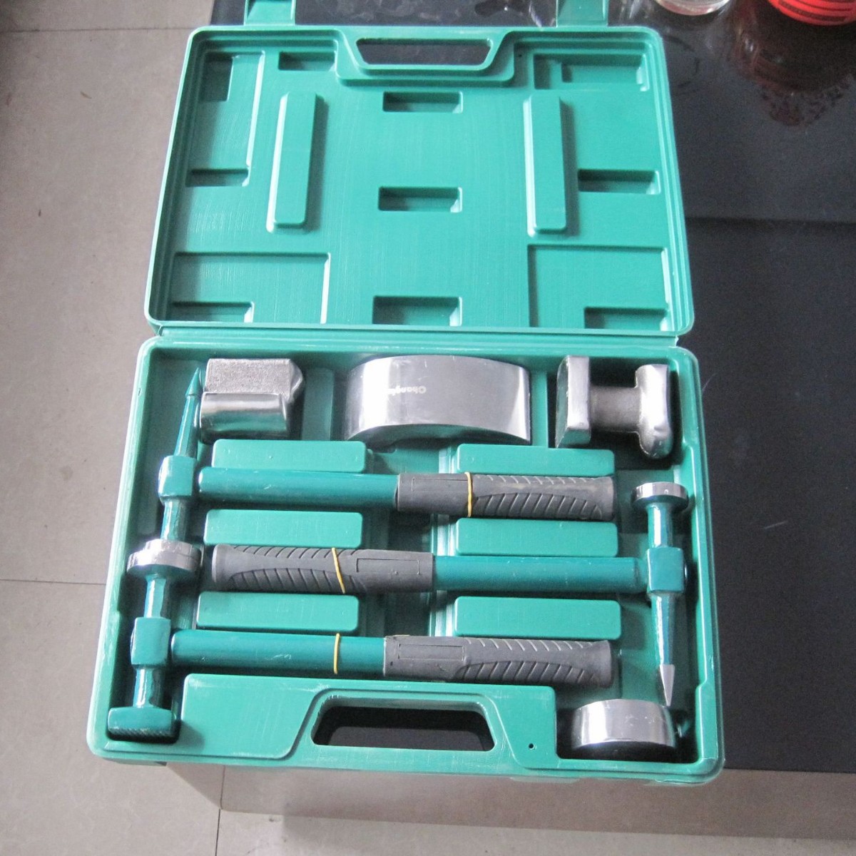 7件套锻打钣金修理锤工具组套锤子吸拔榔头汽车吸音防震