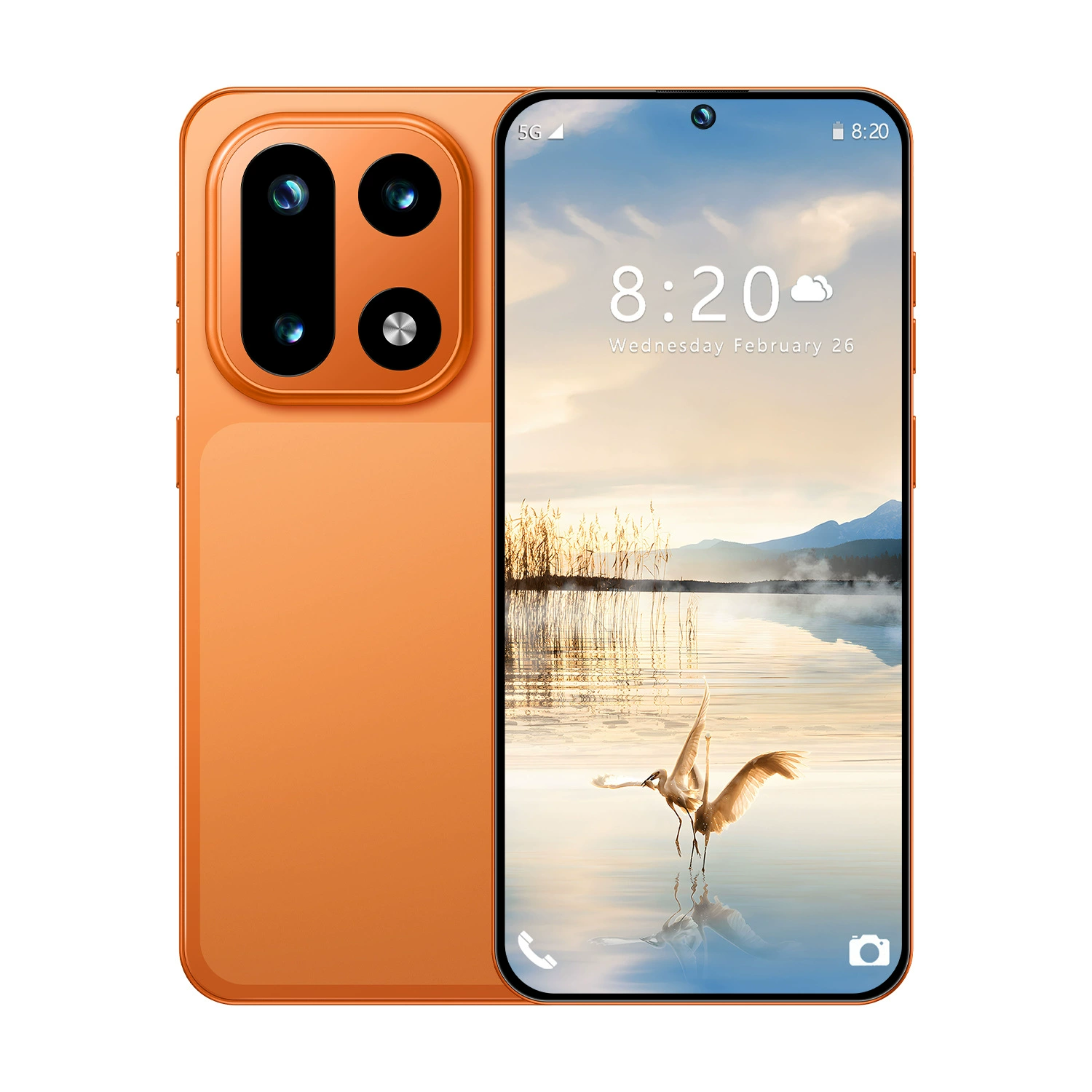 (Граница торговли), смартфон, 5G, Android, широкий экран, 7.3 дюйма