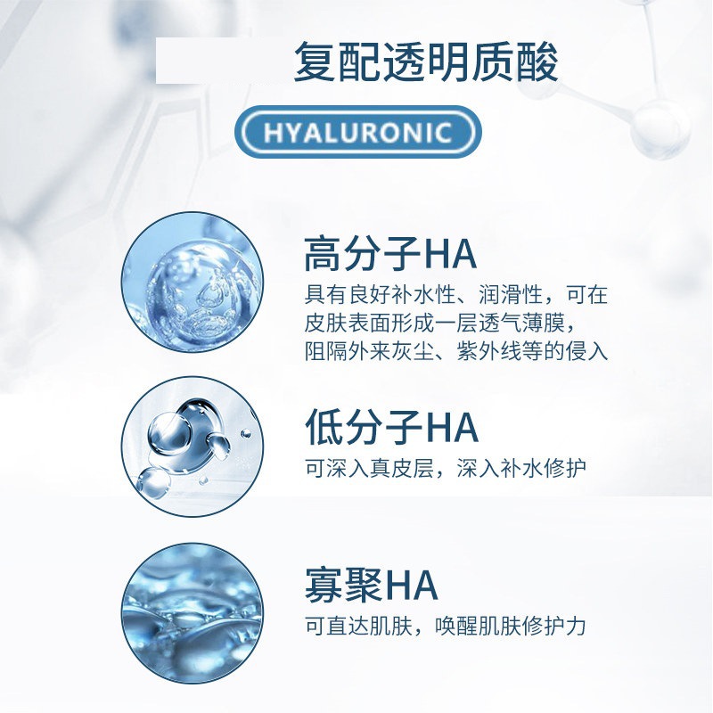 Kaiyan Hyaluronic Acid Skin Repair Dressing 6 pieces of authorized Blue Kaiyan Moisturizing Cold Pack Non facial mask