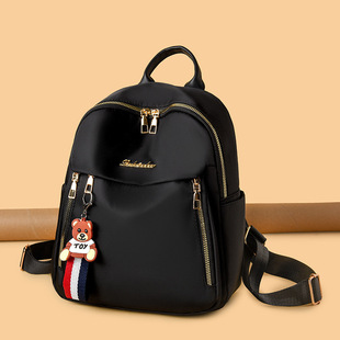 Women's Backpack Cross-border Preferred New Fashion Oxford Cloth Backpack Women's Large Capacity Commuter Women's Bag