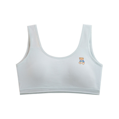 Girls' growth period girls' underwear, 13-year-old students, junior high school students, high school students, no steel ring bra sports vest