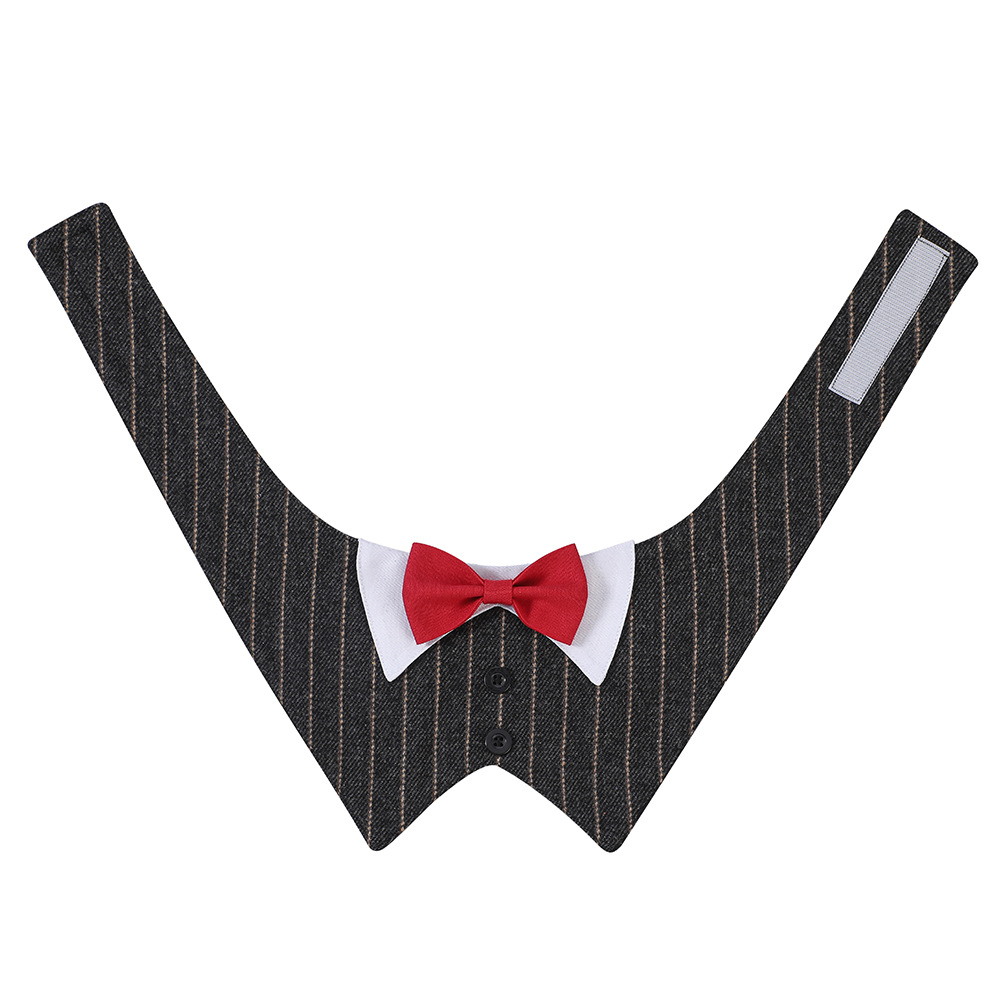 Rayas grises oscuras + corbata roja