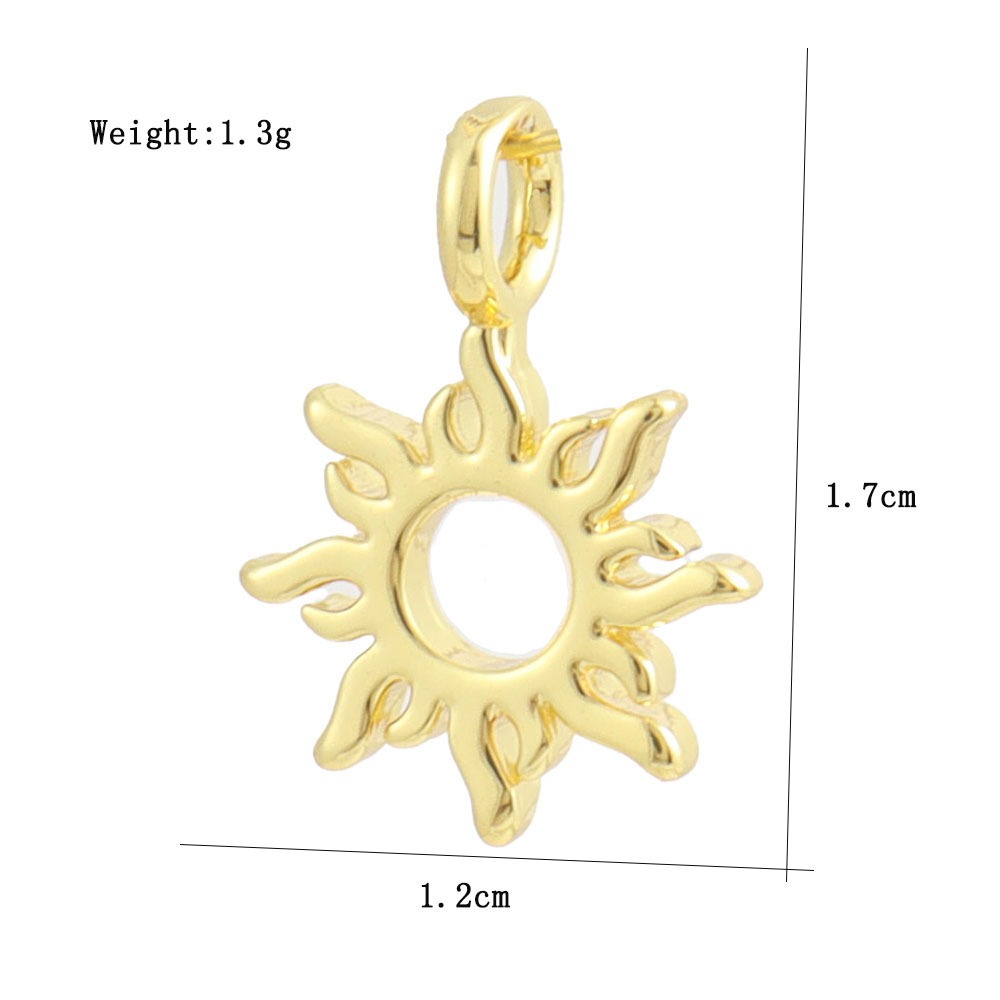 6g Weight Pendant Jewelry Making Type 12 * 18mm Jewelry Making Size Zircon Inlay Material DIY Jewelry Accessories Classification 1 Piece Quantity Copper Material Star, Heart Shape, Eye Pattern Plating, Inlay Design IG Style Style 1 Piece 12 * 18mm Copper Zircon Star Heart Shape Eye Pendant 4