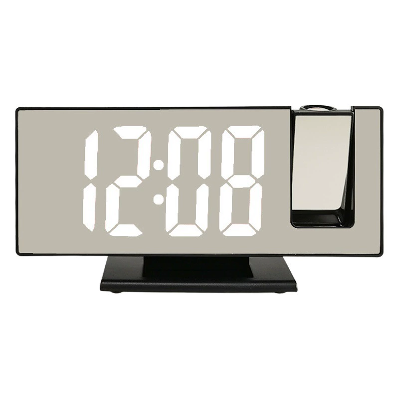 Проекционные часы Студенческая электронная сеть часов красный светодиодный большой экран рабочий стол креативный будильник зеркальный цифровой умный маленький будильник