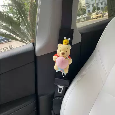 Seat belt shoulder pad, Balloon Winnie the Pooh Piglet
