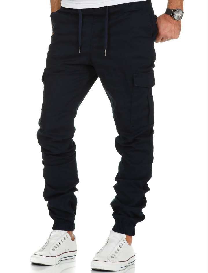 Herrenhose Workwear Multi Pocket Lange gewebte Freizeithose für Herren, Sportleggings_voghion.com