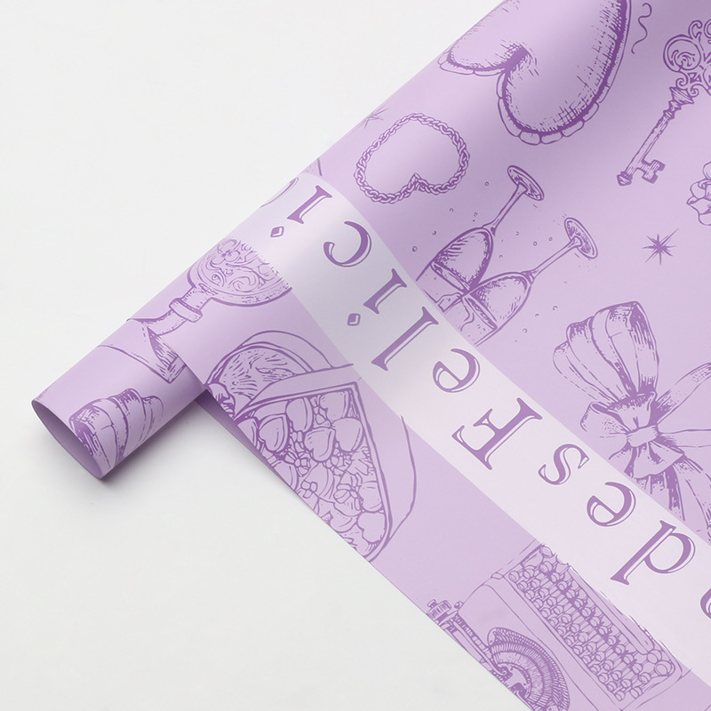 Huaxi oso español flor de embalaje floral comercio exterior transfronterizo florista diy ramo de flores regalo floral papel de embalaje floral