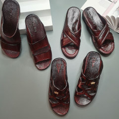 冠銘中老年油拖軟底拖鞋中老年拖鞋家居鞋地攤鞋跑江湖台灣拖鞋