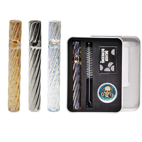 螺旋玻璃烟管 创意烟斗炫彩烟斗 OG管