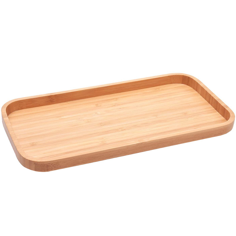 东莞外贸工厂家用收纳定制梳妆台装饰储物盘香水首饰盘浴室竹托盘