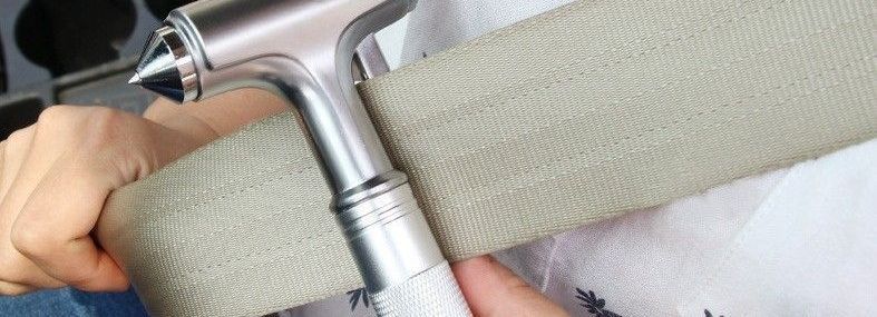 Multifunctional 3-in-1 Car Safety Hammer for Window Glass, Car-mounted Hammer for Breaking Windows and Escape, Other Tungsten Steel