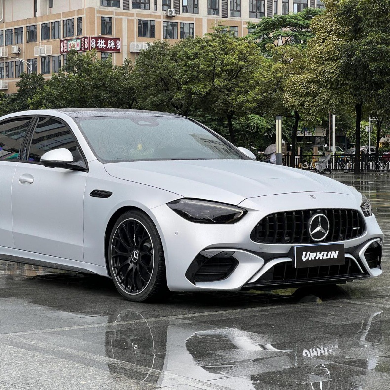 Applicable to 22-25 new Mercedes-Benz C W206 modification and upgrade C63AMG1:1 wide body surrounding front bumper wing fender
