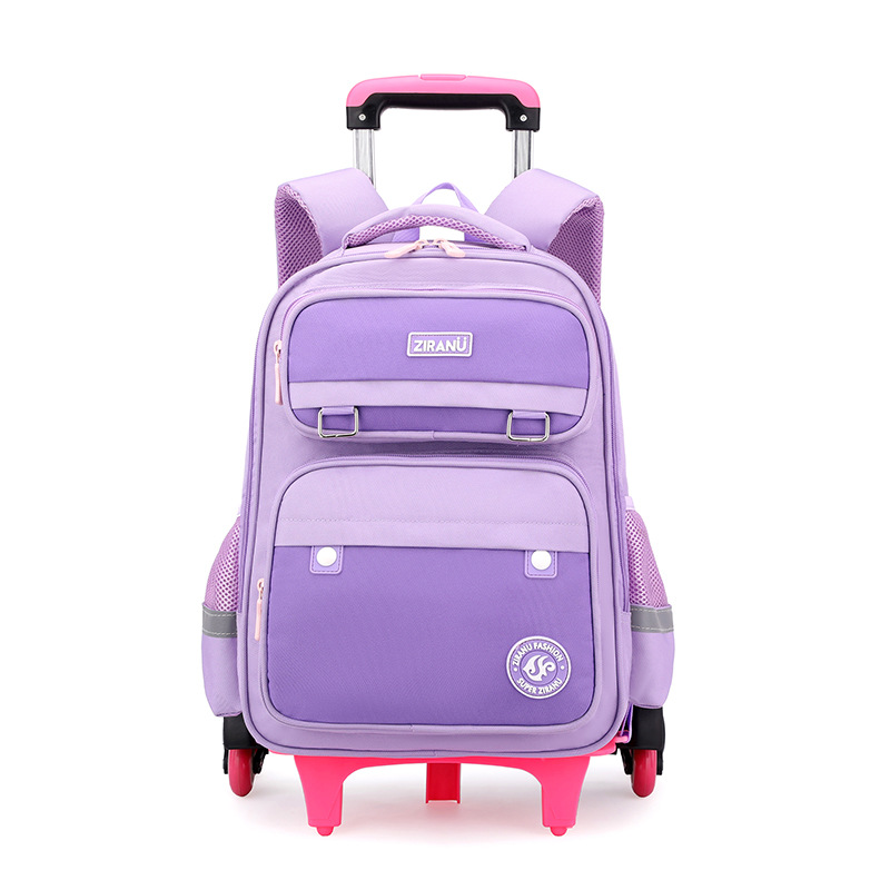 Pescado natural nuevo tirón mochila al por mayor escaleras mochila de estudiantes 3 - 6 grados antidesgaste