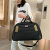 时尚休闲可定制LOGO旅行包短途出差健身手提旅行袋便捷收纳行李包|ru