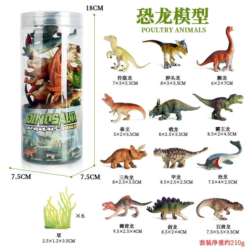 Cognitive realistic marine animal model, dinosaur, toy