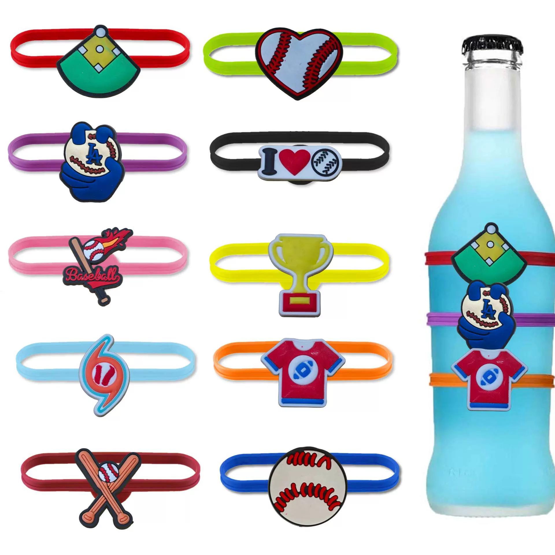 Baseball Бейсбол креативный силиконовый кубок идентификатор sheinKTV бар пиво коктейль стакан считыватель