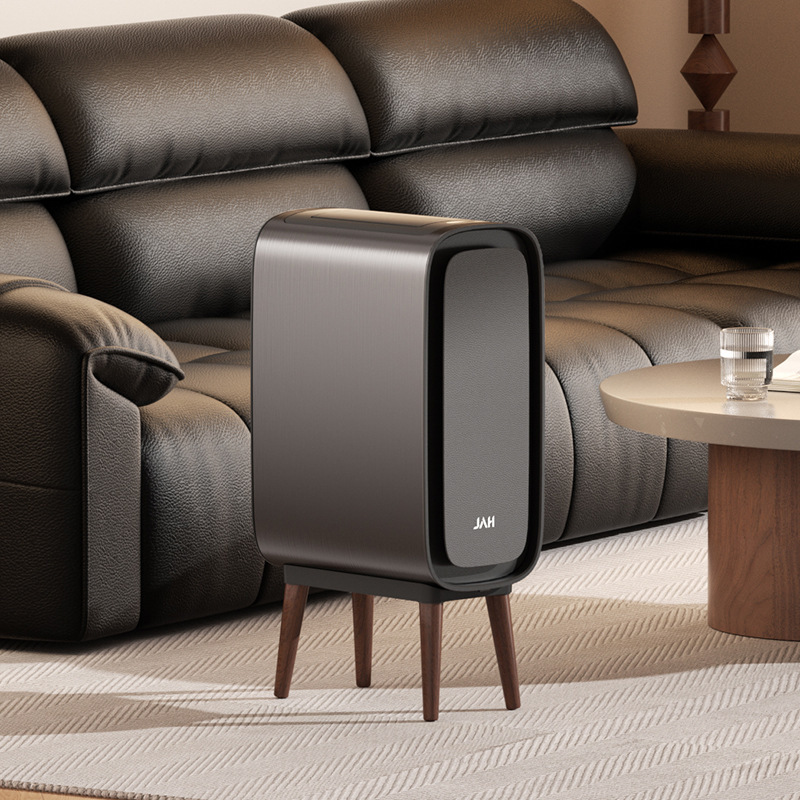 Jie'An Hui Smart Sensor Trash Can with Electric Narrow-Slot High-Leg Design for Toilet, Bathroom, Living Room, Fully Automatic with Lid