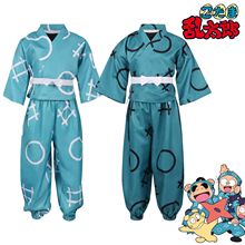 忍者乱太郎cos服儿童印花款动漫表演服万圣节cosplay忍者装扮服装