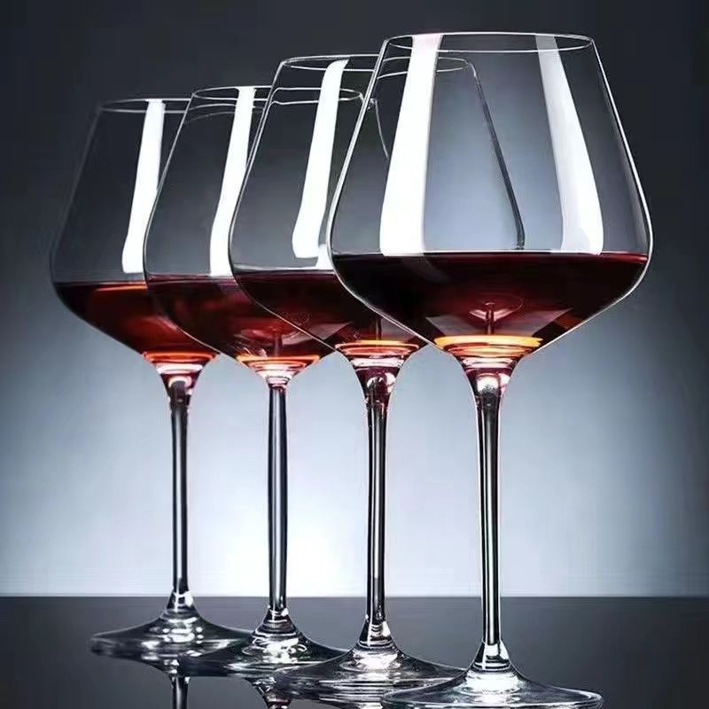 Juego de decantador de copa de vino tinto de Borgoña, un juego completo de copa de cristal para el hogar, copa de vino